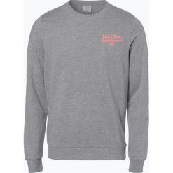Bejsbolówki męskie: Jack & Jones - Męska bluza nierozpinana – Jorgalions, szary