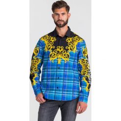 KOSZULA Versace Jeans Couture. Żółte koszule męskie Versace Jeans Couture, m, bez wzorów, z elastanu, bez kołnierzyka, bez rękawów. Za 1499,00 zł.