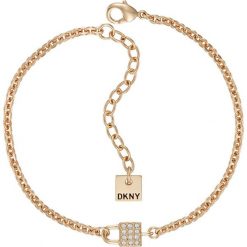 Dkny - Bransoletka. Żółte bransoletki damskie DKNY, z kryształem, metalowe. Za 249,90 zł.