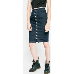 Diesel - Spódnica. Niebieskie spódniczki marki Diesel, s, z elastanu, midi. W wyprzedaży za 319,90 zł.