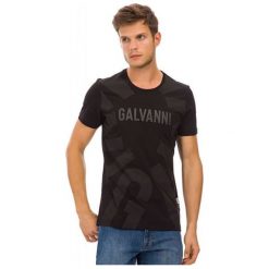 Galvanni T-Shirt Męski Albena M Czarny. Czarne koszulki męskie marki GALVANNI, m, bez wzorów, bez kołnierzyka, z krótkim rękawem, krótkie. Za 109,00 zł.