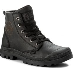 Buty zimowe damskie: Trapery PALLADIUM – Pampa Hi Leather 72355-001-M Black