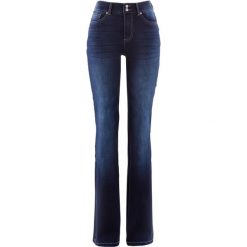 Boyfriendy damskie: Dżinsy push up Bootcut bonprix ciemny denim