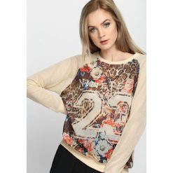 Bluzy damskie: Beżowa Bluza Count