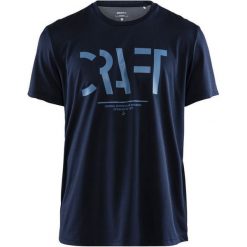 Craft Koszulka Męska Eaze Mesh Ciemnoniebieski M. Czarne koszulki męskie termoaktywne Craft, m, bez wzorów, z meshu, z krótkim rękawem. Za 85,00 zł.