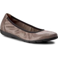 Baleriny CAPRICE - 9-22150-29 Taupe Shiny 352. Pomarańczowe baleriny damskie Caprice, bez wzorów, ze skóry, bez obcasa. W wyprzedaży za 169,00 zł.