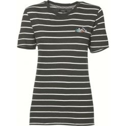 O'Neill Premium Striped Koszulka Czarny. Czarne koszulki damskie O'Neill, l, w paski, z bawełny, bez kołnierzyka, z krótkim rękawem. Za 137,95 zł.