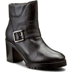 Botki GOLD&GOLD - W126 Kisha Nero. Czarne buty zimowe damskie Gold&Gold, ze skóry ekologicznej, na obcasie. W wyprzedaży za 189,00 zł.