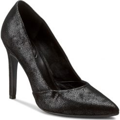 Szpilki JOOP! - Kyra 4140003069 Black 900. Czarne szpilki JOOP!, bez wzorów, ze skóry, eleganckie, bez obcasa, na obcasie, bez zapięcia. W wyprzedaży za 539,00 zł.