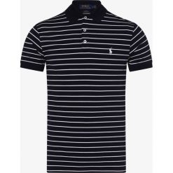Polo Ralph Lauren - Męska koszulka polo – Slim fit, niebieski. Niebieskie koszulki męskie Polo Ralph Lauren, xxl, bez wzorów, sportowe, polo, bez rękawów. Za 479,95 zł.