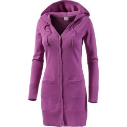 Sweter rozpinany w kolorze fioletowym. Fioletowe swetry damskie Street & Sports Wear, s, bez wzorów, z bawełny, bez rękawów, bez kaptura. W wyprzedaży za 99,95 zł.