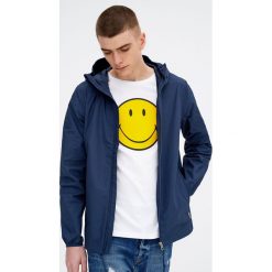 Kurtka z kapturem. Brązowe kurtki męskie marki Pull&Bear, z denimu, z kapturem. Za 139,00 zł.