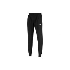 SPODNIE ESSENTIAL LOGO PANTS. Czarne spodnie męskie Puma, m, bez wzorów, z bawełny. Za 179,99 zł.