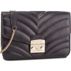Torebka FURLA - Metropolis 985977 B BUD7 2Q0 Onyx. Czarne torebki klasyczne damskie marki Furla, ze skóry. W wyprzedaży za 909,00 zł.
