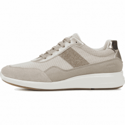Geox tenisówki damskie Ophira D021CB 0EWAF 38 beżowe. Brązowe buty sportowe damskie Geox, bez wzorów, sportowe, tenisowe. W wyprzedaży za 249,00 zł.