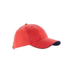 Czapka z daszkiem Jr koralowa. Czerwone czapki z daszkiem damskie ARTENGO. W wyprzedaży za 9,99 zł.