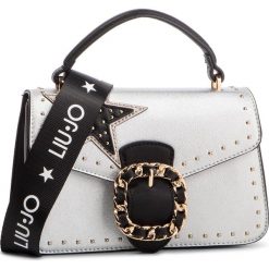 Torebka LIU JO - Xs Crossbody A19067 E0003 Silver 00532. Szare torebki klasyczne damskie marki Liu Jo, bez wzorów, ze skóry ekologicznej, klasyczne, bez dodatków. Za 559,00 zł.