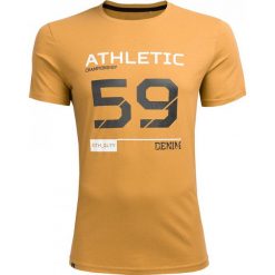 T-shirt męski TSM620 - jasny brąz - Outhorn. Brązowe t-shirty męskie marki Outhorn, m, z bawełny. W wyprzedaży za 29,99 zł.
