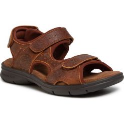 Sandały PANAMA JACK - Salton Basics C4 Napa Grass Cuero/Bark. Pomarańczowe klapki męskie Panama Jack, bez wzorów, ze skóry. Za 469,00 zł.