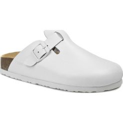Chodaki damskie: Klapki DR. BRINKMANN - 603010 Biały