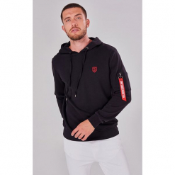 Bluza w kolorze czarnym. Czarne bluzy męskie marki Jimmy Sanders, m. W wyprzedaży za 129,95 zł.