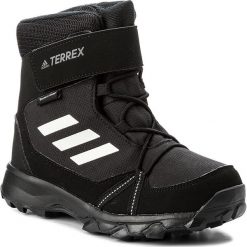 Buty zimowe chłopięce: Śniegowce adidas – Terrex Snow Cf Cp Cw K S80885 Cblack/Cwhite/Grefou