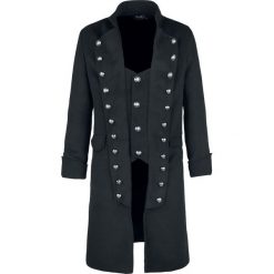 H&R London Classic Coat Płaszcz czarny. Czarne płaszcze na zamek męskie H&R London, xl, z materiału. Za 509,90 zł.