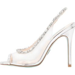 Szpilki: Blue by Betsey Johnson HALIE Szpilki Peep Toe silver