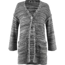 Sweter rozpinany oversize bonprix szary melanż. Białe kardigany damskie marki Reserved, l. Za 49,99 zł.