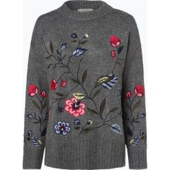 Comma casual identity - Sweter damski, szary. Szare swetry damskie marki comma casual identity, z haftami, z wełny, casualowe, bez rękawów, bez kaptura. Za 199,95 zł.