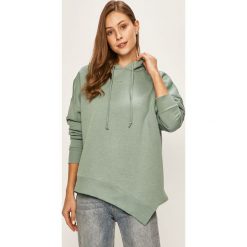 Reebok - Bluza. Zielone bluzy damskie Reebok, s, bez wzorów, z bawełny, bez rękawów, z kapturem. W wyprzedaży za 219,90 zł.