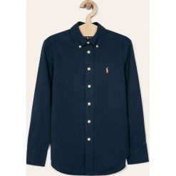 Polo Ralph Lauren - Koszula dziecięca 134-176 cm. Niebieskie koszule chłopięce z bawełny, casualowe, polo, długie. Za 319,90 zł.