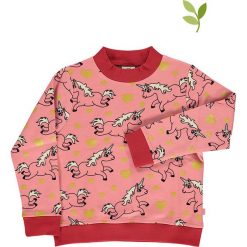 Bluza w kolorze jasnoróżowym. Różowe bluzy niemowlęce Småfolk, bez wzorów, z bawełny, bez rękawów, bez kaptura. W wyprzedaży za 87,95 zł.