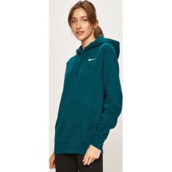 Nike Sportswear - Bluza. Niebieskie bluzy damskie Nike Sportswear, s, bez wzorów, z bawełny, bez rękawów, z kapturem. W wyprzedaży za 189,90 zł.