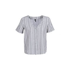 Bluzki Vero Moda VMESTHER. Niebieskie bluzki damskie marki Vero Moda, s, bez wzorów, bez kołnierzyka, bez rękawów. Za 149,00 zł.