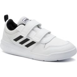 Buty adidas - Tensaurus C EF1093 Ftwwht/Cblack/Ftwwht. Białe półbuty dziewczęce Adidas, na rzepy. W wyprzedaży za 119,00 zł.