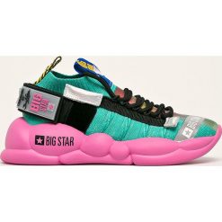 Big Star - Buty by Daniel Lopez. Różowe buty sportowe damskie BIG STAR, bez wzorów, ze skóry, sportowe. Za 249,90 zł.