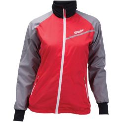 Swix Kurtka Sportowa Damska Xtraining Czerwony L. Czerwone kurtki sportowe damskie marki Swix, l, narciarskie. Za 359,00 zł.