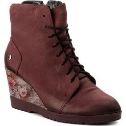 Botki MACIEJKA - 03325-23/00-3 Bordo. Czerwone botki damskie skórzane marki Maciejka. W wyprzedaży za 249,00 zł.