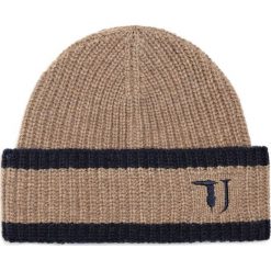 Trussardi Jeans Czapka Brązowy. Pomarańczowe czapki męskie Trussardi Jeans, bez wzorów, z wełny. Za 223,95 zł.