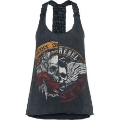 Topy damskie: Rock Rebel by EMP Come Together Top damski szary