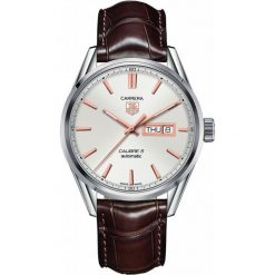 ZEGAREK TAG HEUER CARRERA WAR201D.FC6291. Szare zegarki męskie TAG HEUER, srebrne. Za 12260,00 zł.