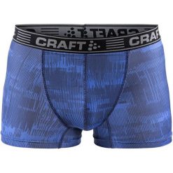 Craft Męskie Bokserki Greatness 3", Niebieskie Z Nadrukiem, M. Niebieskie slipy męskie termoaktywne Craft, s, z nadrukiem. W wyprzedaży za 59,00 zł.