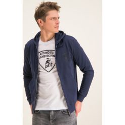 Bluza Lamborghini B7XUB7F7 30264. Niebieskie bluzy męskie Lamborghini, xl, bez wzorów, bez kołnierzyka, bez rękawów, bez kaptura. W wyprzedaży za 399,00 zł.