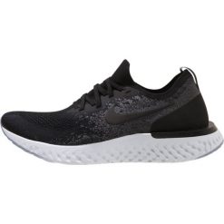 Nike Performance EPIC REACT FLYKNIT Obuwie do biegania treningowe black/dark grey/pure platinum. Czarne buty do biegania damskie Nike Performance, z materiału. Za 639,00 zł.