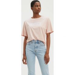 Levi's® Graphic Boxy Koszulka Beżowy. Brązowe koszulki damskie s, z nadrukiem, z bawełny, bez kołnierzyka. Za 137,95 zł.