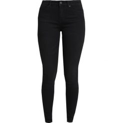 Boyfriendy damskie: Object OBJSKINNYSOPHIE Jeansy Slim Fit black denim