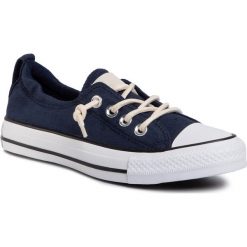 Trampki CONVERSE - Ctas Shoreline Slip 567736C Obsidian/White/Fuel Orange. Niebieskie trampki i tenisówki damskie Converse, bez wzorów, z gumy, bez zapięcia. Za 219,00 zł.