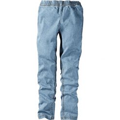 Jeansy dziewczęce: Legginsy dżinsowe bonprix niebieski „bleached”