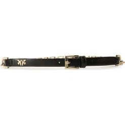 Pasek Damski PINKO - Day Belt PE 20 PLT01 1H20RC Y66U Black Z99. Czarne paski damskie Pinko, w paski, ze skóry. Za 479,00 zł.